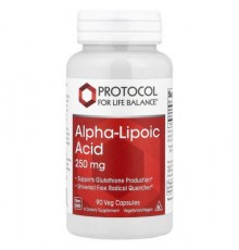 Protocol for Life Balance, Alpha-Lipoic Acid, 250 mg, 90 Veg Capsules