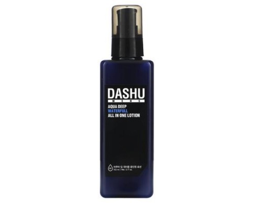 Dashu, Mens, Aqua Deep Waterfull All In One Lotion, 5.17 fl oz (153 ml) Dashu, Mens, Aqua Deep Waterfull All In One Lotion, 5.17 fl oz (153 ml)