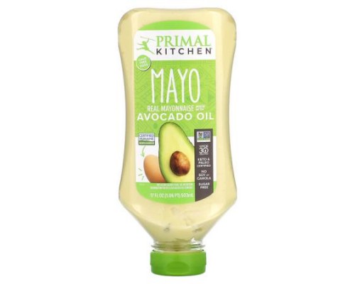 Primal Kitchen, Mayo With Avocado Oil, 17 fl oz (503 ml) Primal Kitchen, Mayo With Avocado Oil, 17 fl oz (503 ml)