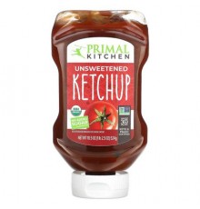 Primal Kitchen, Unsweetened Ketchup, 18.5 oz (524 g)