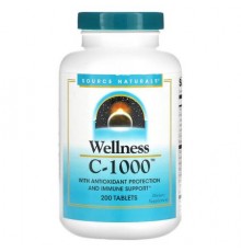 Source Naturals, Wellness, C-1000, 200 Tablets