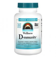 Source Naturals, Wellness D-mmunity™, 120 Vegetarian Capsules (2,500 IU per Capsule)
