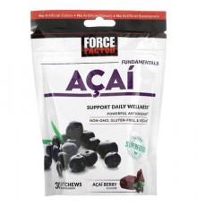 Force Factor, Fundamentals, Acai, 30 Soft Chews (500 mg per Chew)
