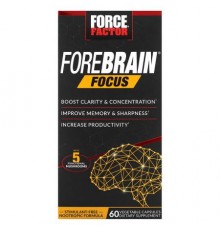 Force Factor, Forebrain Focus, 60 Vegetable Capsules