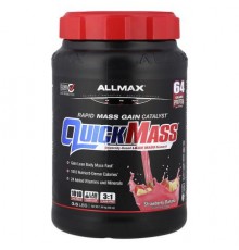 ALLMAX, QuickMass®, Rapid Mass Gain Catalyst, Strawberry-Banana, 3.5 lbs (1.59 kg)