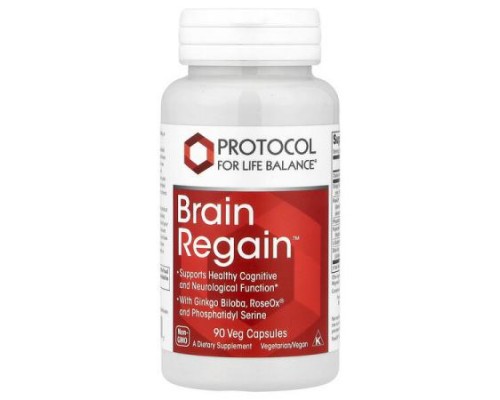 Protocol for Life Balance, Brain Regain™, 90 Veg Capsules