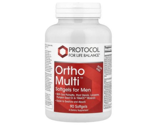 Protocol for Life Balance, Ortho Multi, Softgels for Men, 90 Softgels