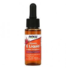 NOW Foods, Vitamin E Liquid, 60 mg (90 IU), 1 fl oz (30 ml)