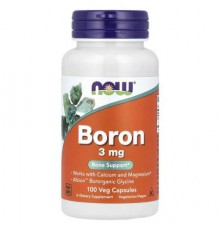 NOW Foods, Boron, 3 mg, 100 Veg Capsules