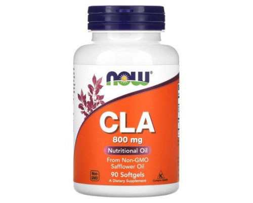 NOW Foods, CLA, 800 mg, 90 Softgels