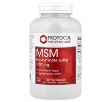 Protocol for Life Balance, MSM, 1,000 mg, 180 Veg Capsules