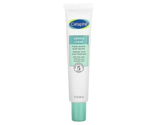 Cetaphil, Gentle Clear, Triple-Action Acne Serum, 1 fl oz (30 ml) Cetaphil, Gentle Clear, Triple-Action Acne Serum, 1 fl oz (30 ml)