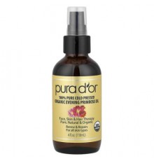 Pura D'or, Organic Evening Primrose Oil, 4 fl oz (118 ml)