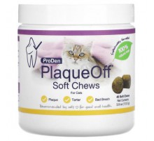 ProDen, PlaqueOff Soft Chews, For Cats, 45 Soft Chews, 3.9 oz (112.5 g)