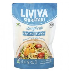 LIVIVA, Spaghetti, Shirataki Pasta With Oat Fiber, 18.34 oz (520 g) (Discontinued Item)