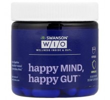 Swanson WIO, Happy Mind, Happy Gut™, 30 Veggie Capsules