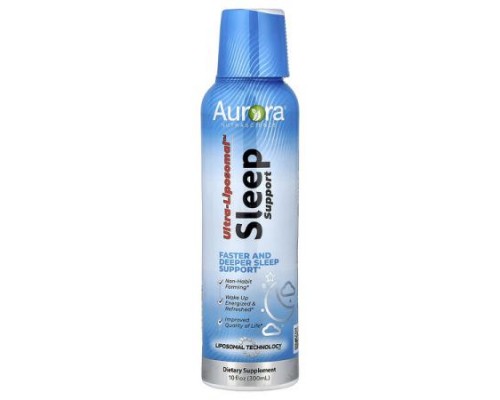 Aurora Nutrascience, Ultra-Liposomal Sleep Support, 10 fl oz (300 ml) Aurora Nutrascience, Ultra-Liposomal Sleep Support, 10 fl oz (300 ml)