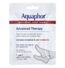 Aquaphor, Repairing Foot Masks, 1 Pair, 0.7 fl oz (20 ml)