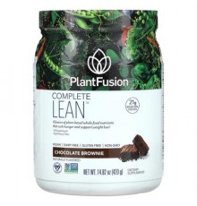 PlantFusion, Complete Lean, Chocolate Brownie, 14.82 oz (420 g) (Discontinued Item)