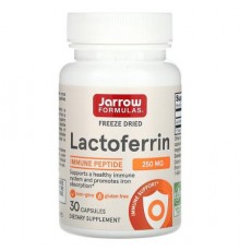 Jarrow Formulas, Lactoferrin, Freeze Dried, 250 mg, 30 Capsules