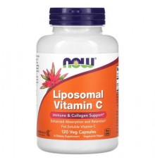 NOW Foods, Liposomal Vitamin C, 120 Veg Capsules (500 mg per Capsule)
