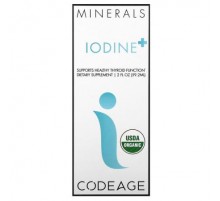 Codeage, Iodine+, 250 mcg, 2 fl oz (59.2 ml)