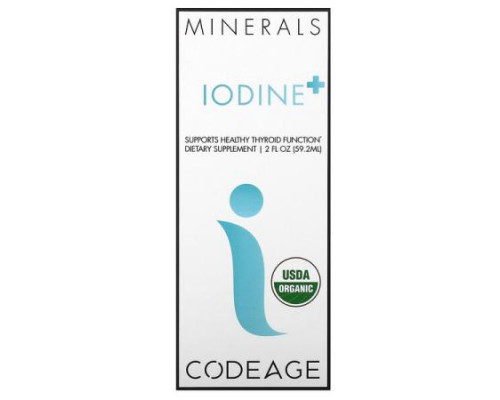 Codeage, Iodine+, 250 mcg, 2 fl oz (59.2 ml) Codeage, Iodine+, 250 mcg, 2 fl oz (59.2 ml)