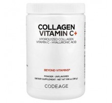 Codeage, Collagen Vitamin C+ Powder, Unflavored, 9.98 oz (283 g)