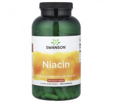 Swanson, Niacin, 500 mg, 250 Capsules
