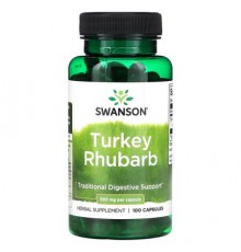 Swanson, Turkey Rhubarb, 500 mg, 100 Capsules