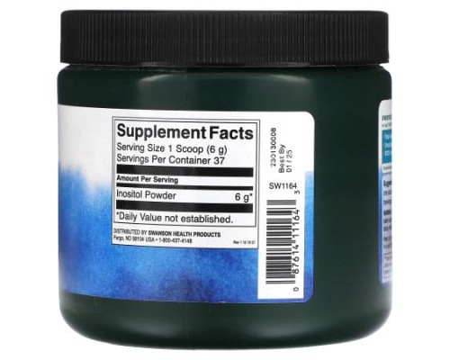 Swanson, Inositol Powder, 8 oz (227 g) Swanson, Inositol Powder, 8 oz (227 g)