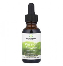 Swanson, Passion Flower Liquid Extract, Alcohol & Sugar Free, 1 fl oz (29.6 ml)
