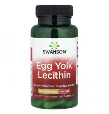 Swanson, Egg Yolk Lecithin, 450 mg , 60 Capsules