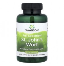 Swanson, Full Spectrum® St. John's Wort, 375 mg, 120 Vegan Capsules