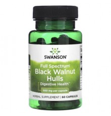 Swanson, Full Spectrum Black Walnut Hulls, 500 mg, 60 Capsules