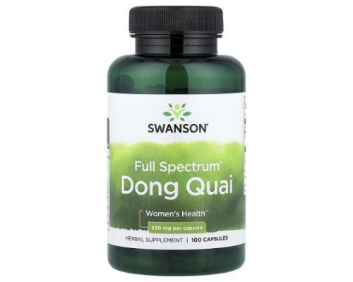 Swanson, Full Spectrum® Dong Quai, 530 mg, 100 Capsules Swanson, Full Spectrum® Dong Quai, 530 mg, 100 Capsules