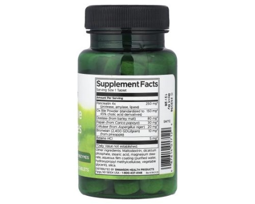 Swanson, Digestive Enzymes, 90 Tablets