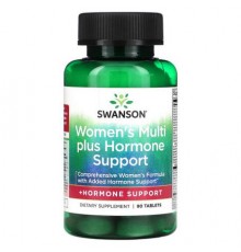Swanson, Women's Multi Plus Hormone Support, 90 Tablets