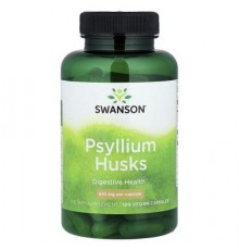 Swanson, Psyllium Husks, 610 mg, 100 Vegan Capsules