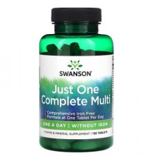 Swanson, Just One Complete Multi, 130 Tablets