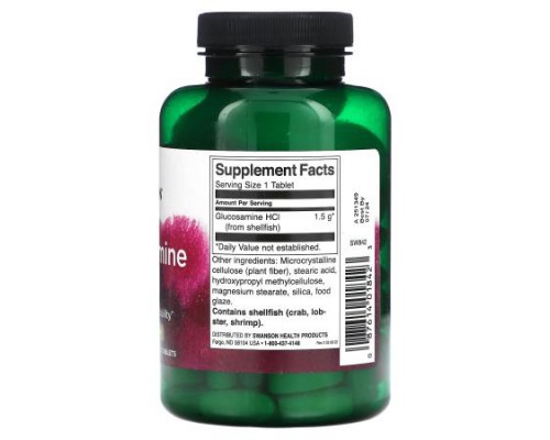 Swanson, Glucosamine HCl, 1,500 mg, 100 Tablets