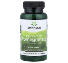 Swanson, Full Spectrum® Pomegranate, Whole Fruit & Seed, 60 Capsules