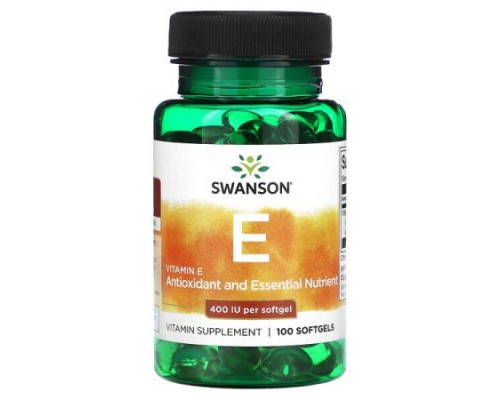 Swanson, Natural Vitamin E, 268 mg (400 IU), 100 Softgels