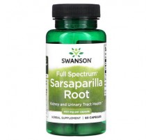 Swanson, Full Spectrum® Sarsaparilla Root, 450 mg, 60 Capsules