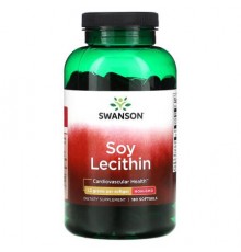 Swanson, Soy Lecithin, 1,200 mg, 180 Softgels