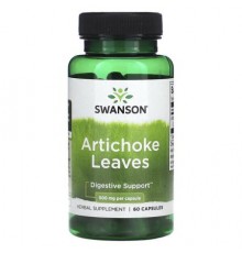 Swanson, Artichoke Leaves, 500 mg, 60 Capsules
