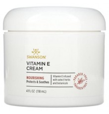 Swanson, Vitamin E Cream, 4 fl oz (118 ml)