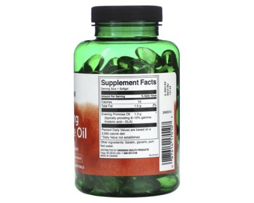 Swanson, Evening Primrose Oil, 104 mg , 100 Softgels
