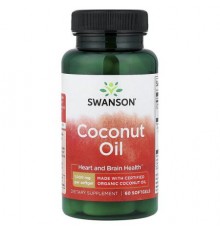 Swanson, Coconut Oil, 1,000 mg, 60 Softgels