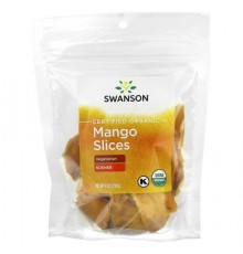 Swanson, Certified Organic Mango Slices, 6 oz (170 g)